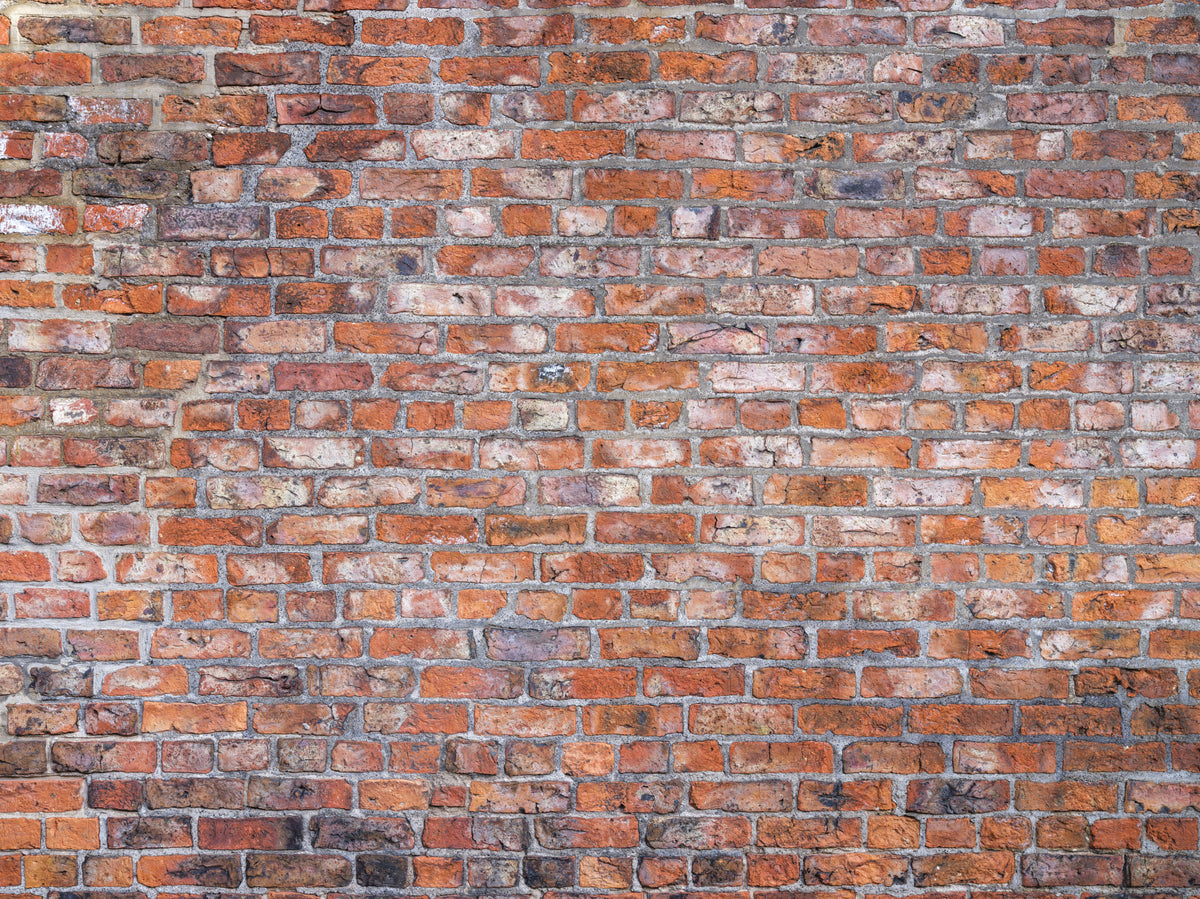 Vintage Brickwork Charm Wall Mural in your room — zoomed