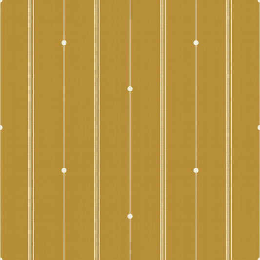 Refined Minimal Stripes Mustard Wallpaper⁠