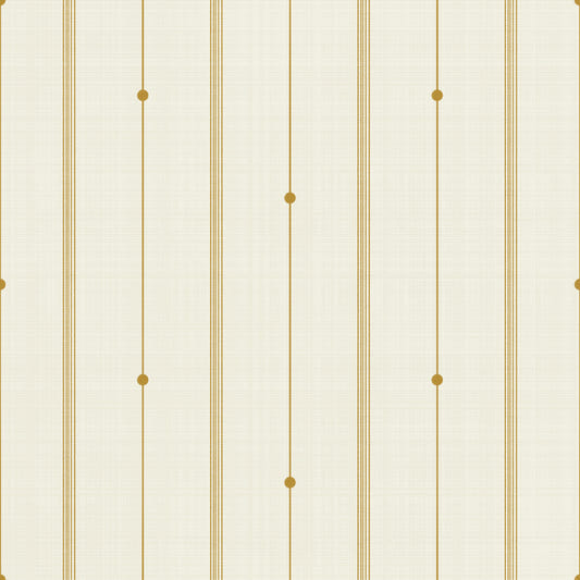 Refined Minimal Stripes Buttercream-Mustard Wallpaper⁠