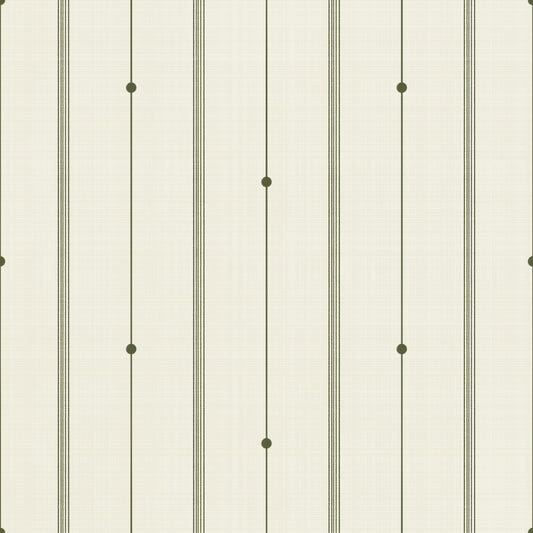Refined Minimal Stripes Buttercream-Olive Wallpaper⁠