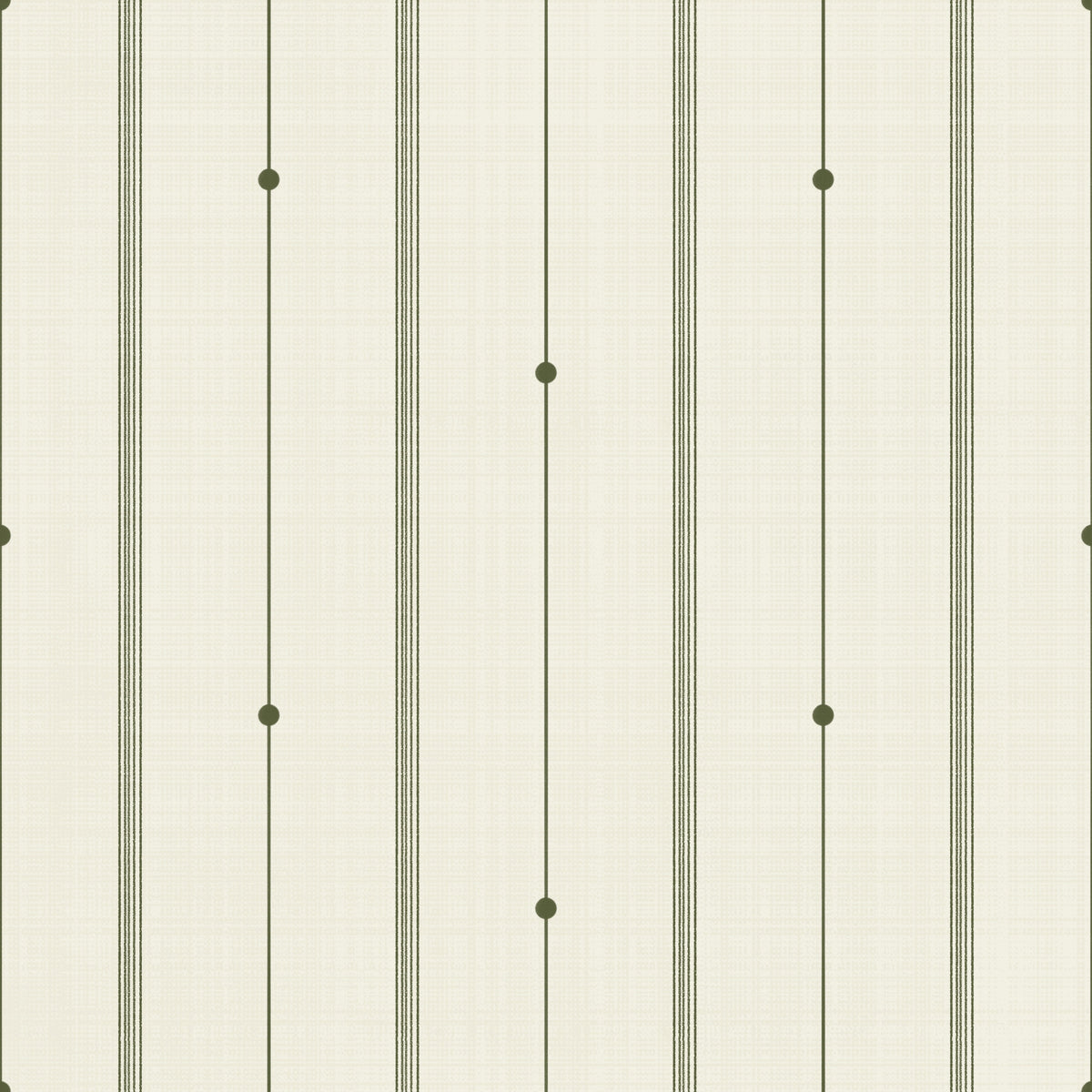 Refined Minimal Stripes Buttercream-Olive Wallpaper⁠