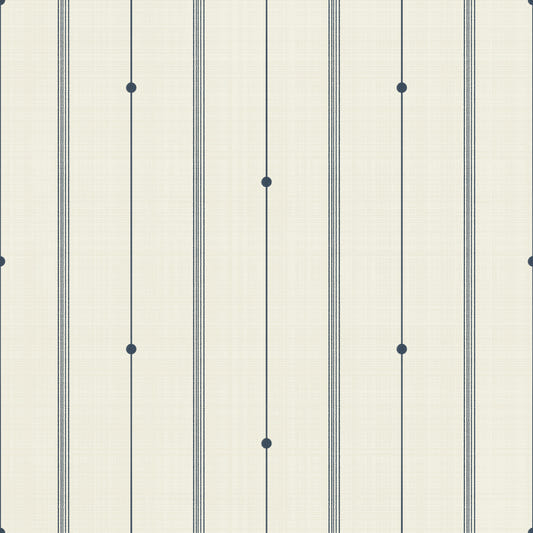 Refined Minimal Stripes Buttercream-Blue Wallpaper⁠