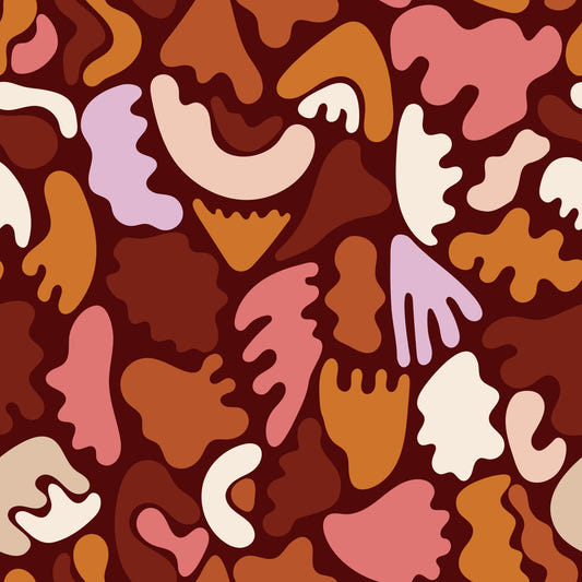 Terracotta Tides Wallpaper⁠