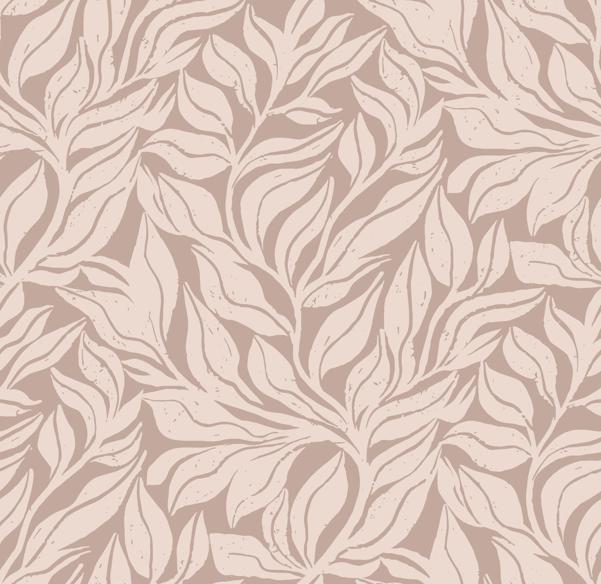Serene Botanical Wallpaper⁠ in your room — zoomed