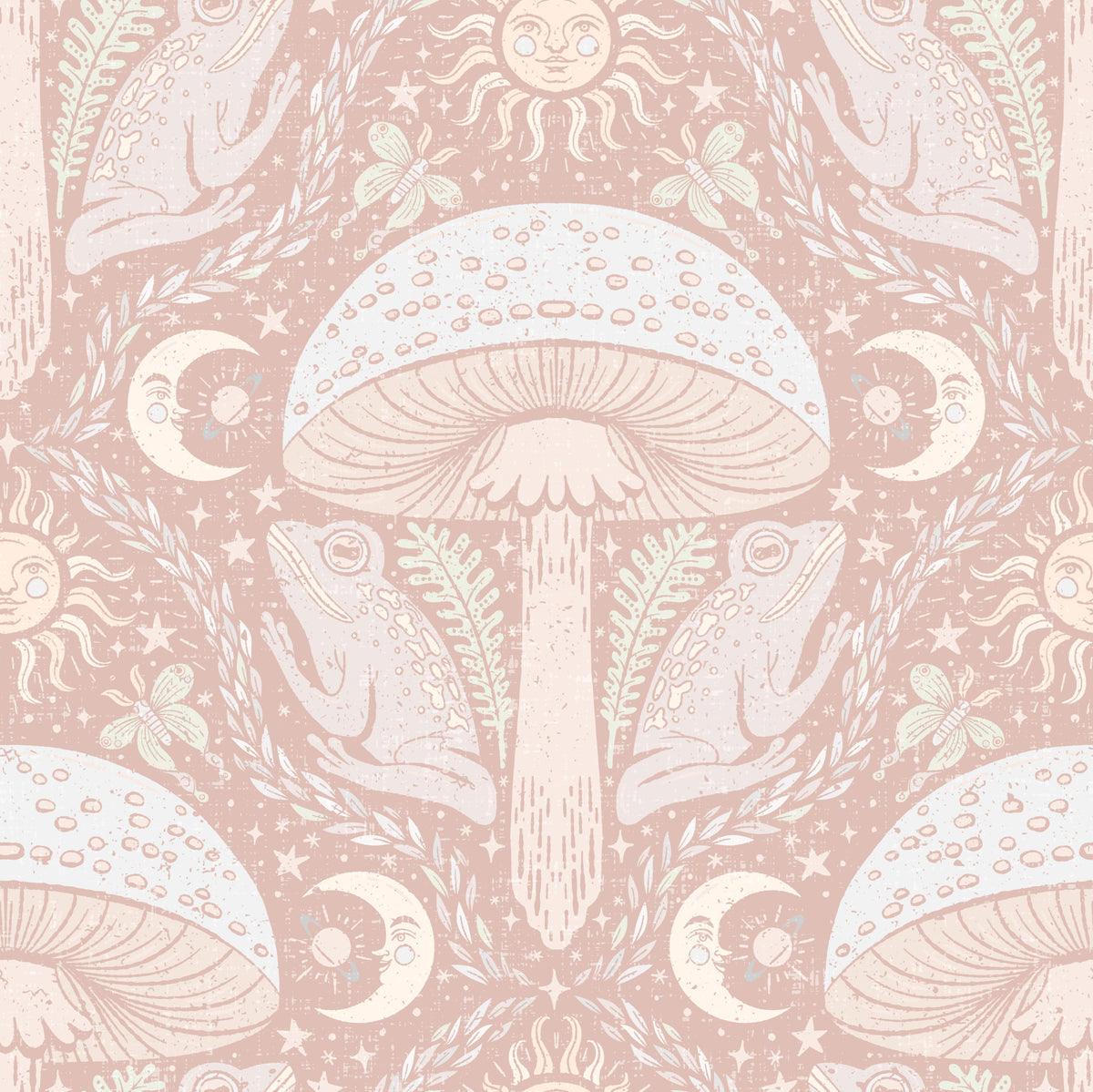 Whimsigothic Toadstools Ayara Pastel-01 Wallpaper⁠