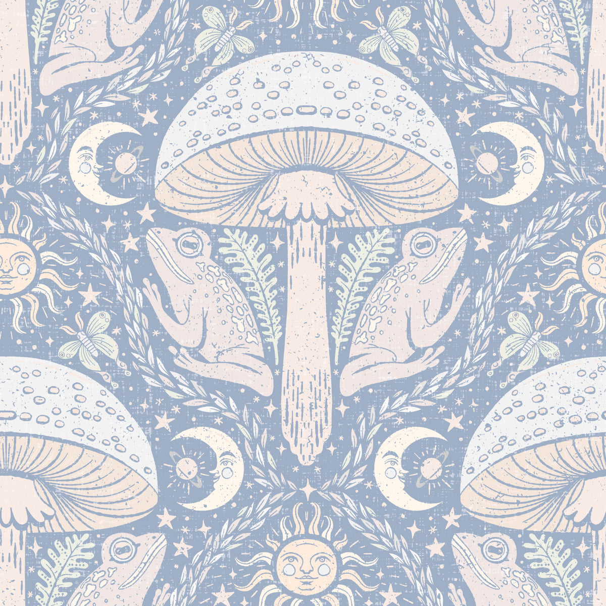 Whimsigothic Toadstools Ayara Pastel-02 Wallpaper⁠