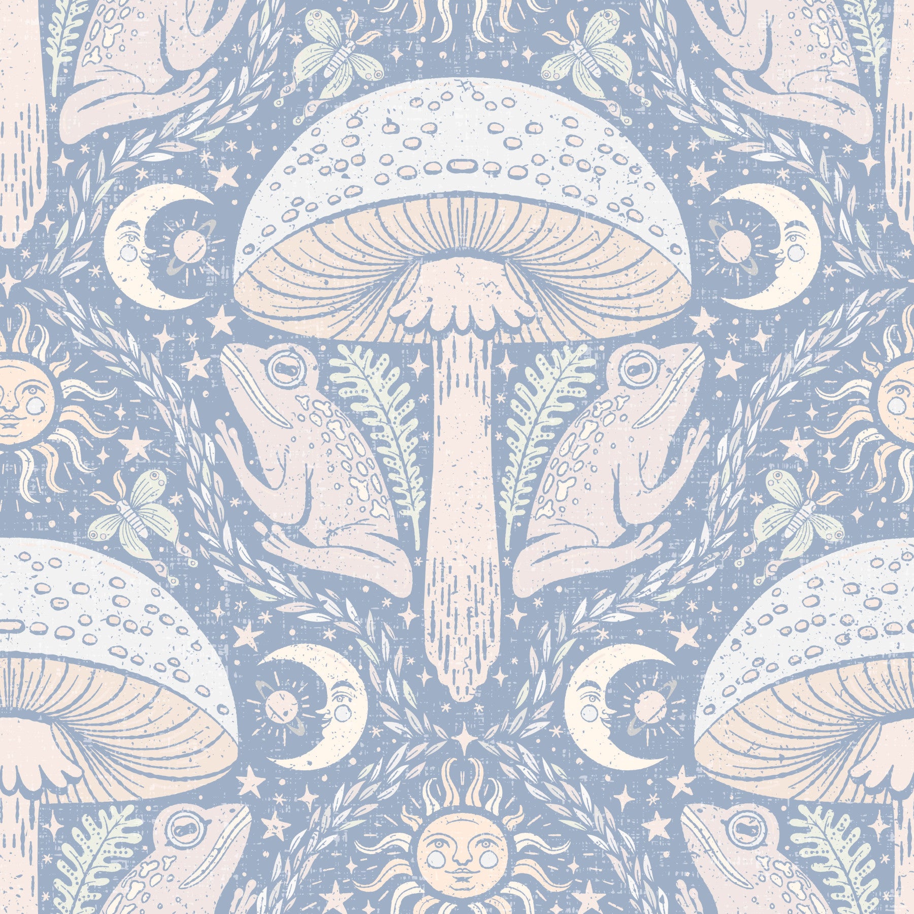 Whimsigothic Toadstools Ayara Pastel-02 Wallpaper⁠ in your room — zoomed
