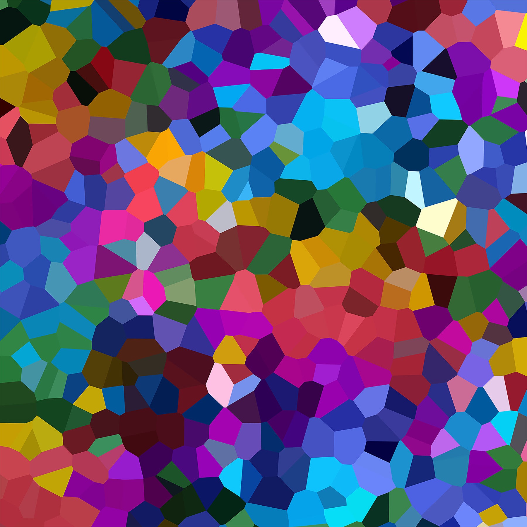 Fractured Spectrum Wall Mural