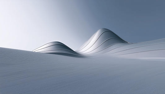 Metal Dunes Wall Mural