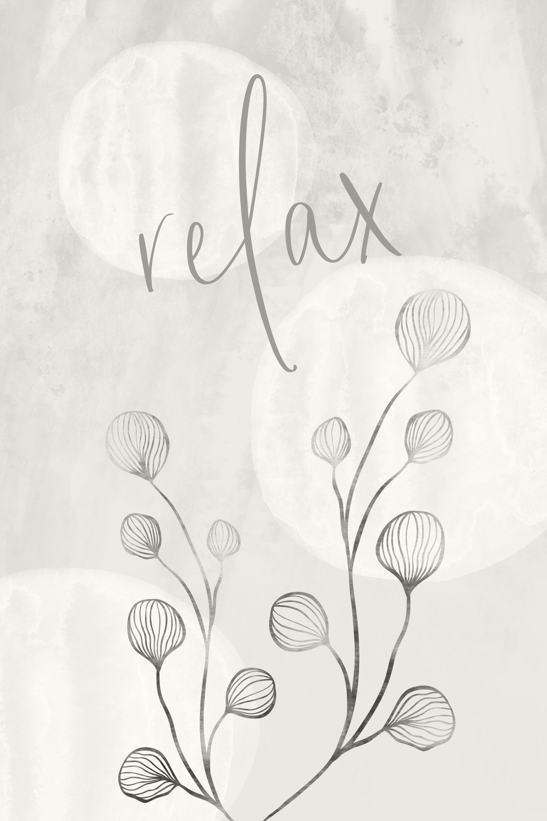 Relax - Japandi Style Wall Mural