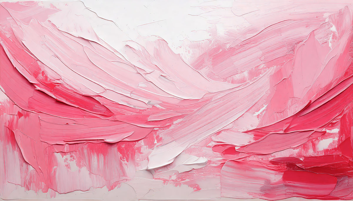 Pink Impression Wall Mural