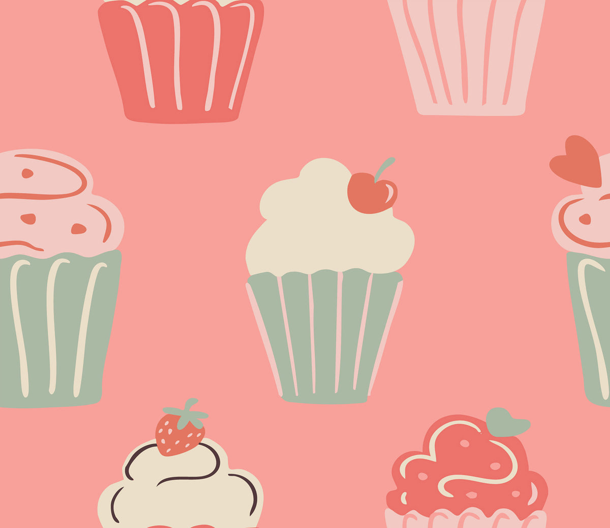 Cupcake Carousel Wallpaper⁠ in your room — zoomed
