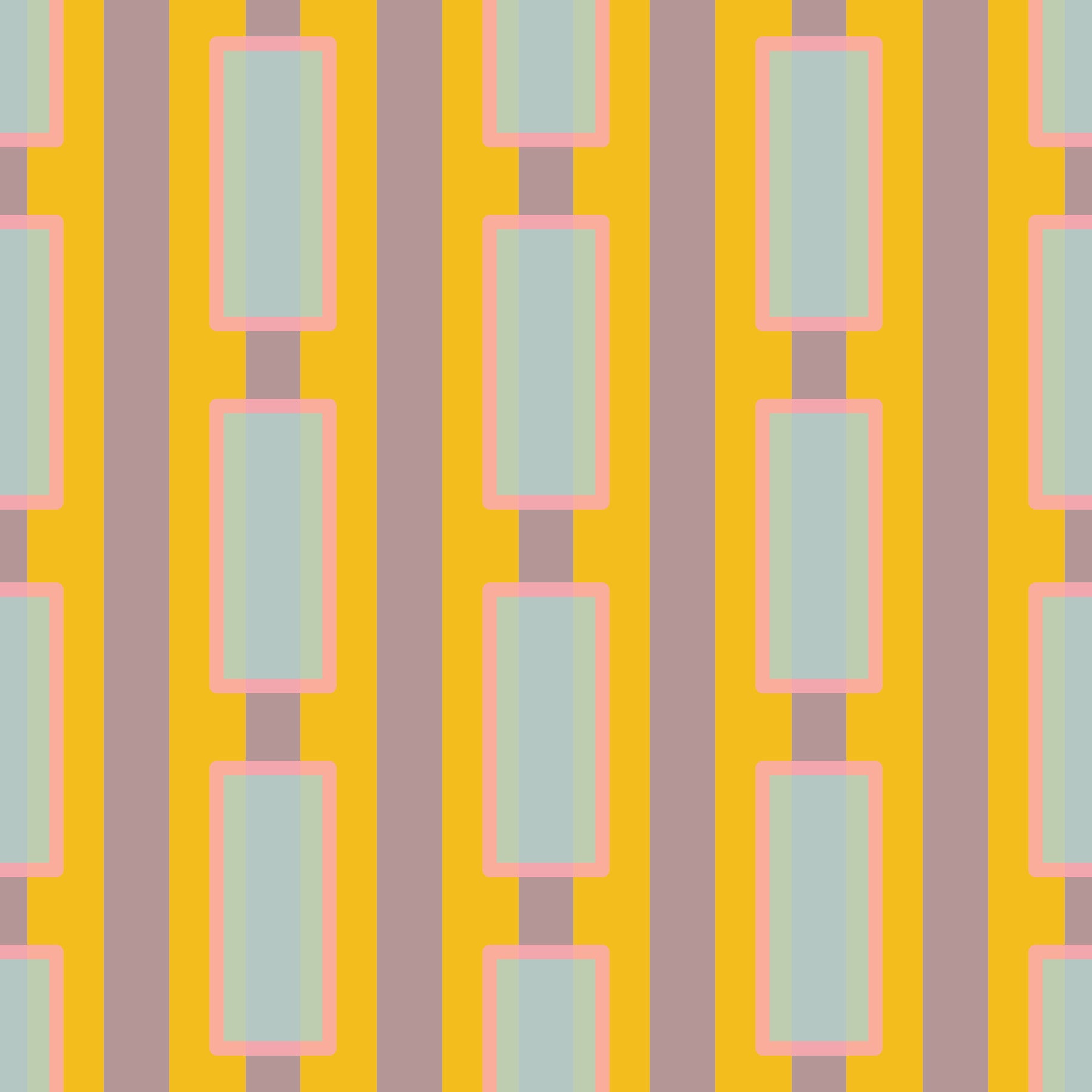 Yellow Geometric Fun Wallpaper⁠