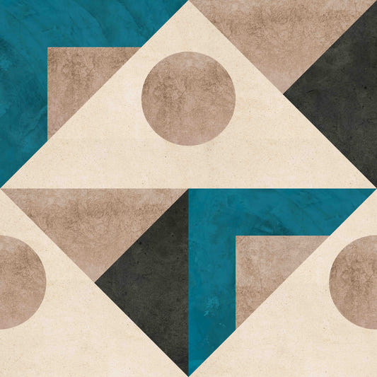 Mid Century Teal Wallpaper⁠