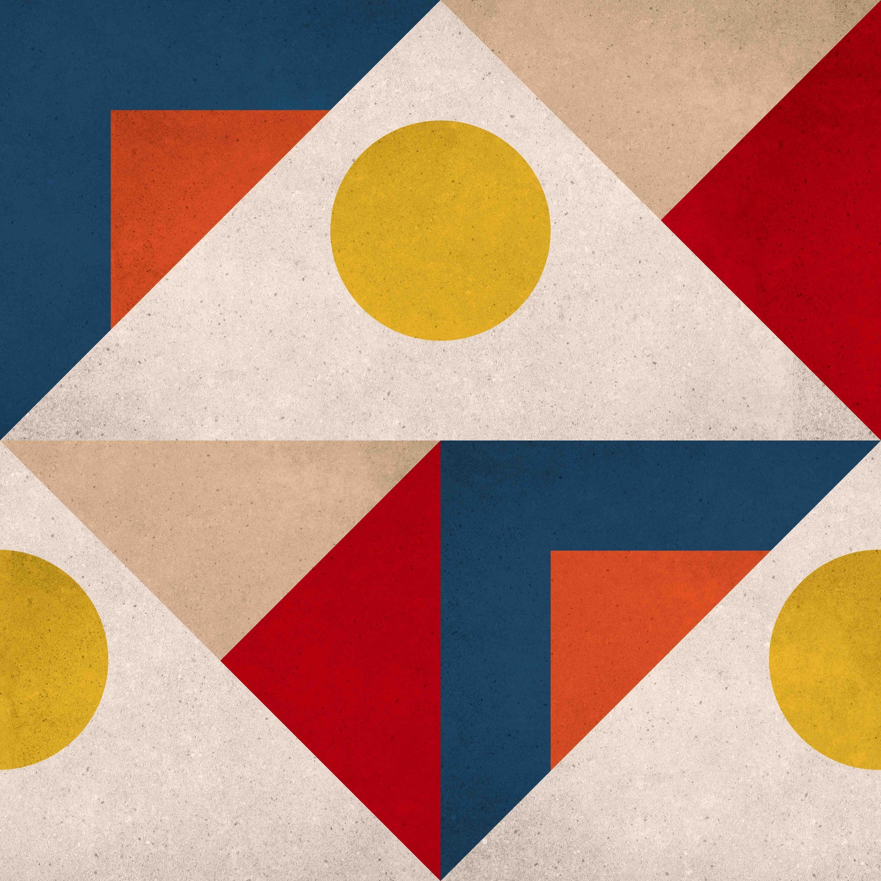Mid Century Multicolor Wallpaper⁠