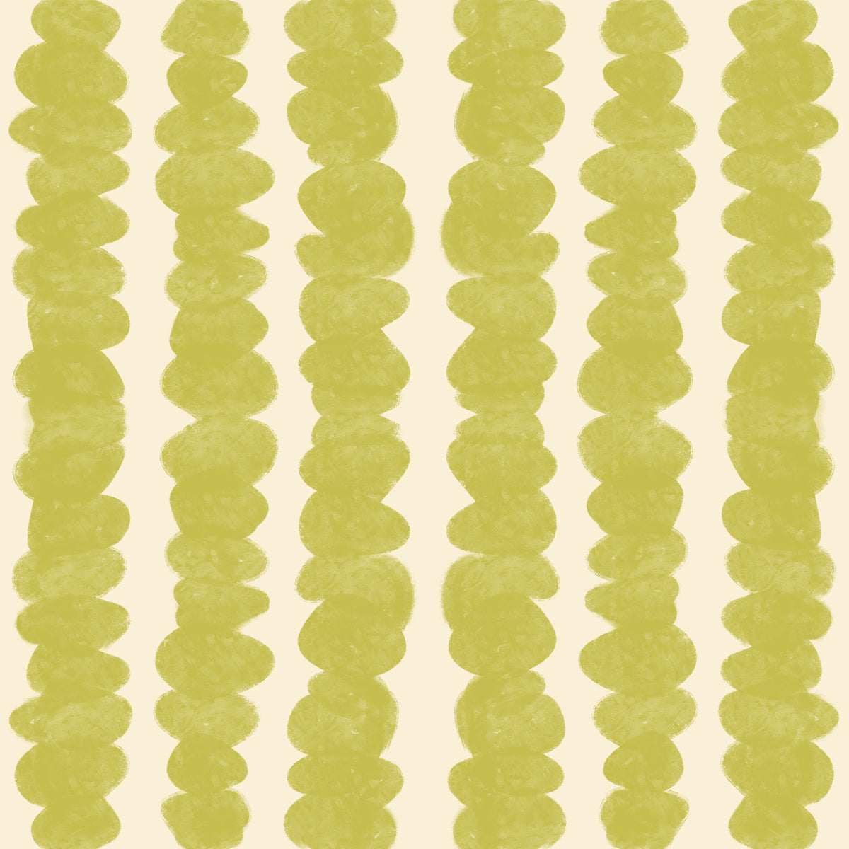 Chartreuse Pebble Rows Wallpaper⁠
