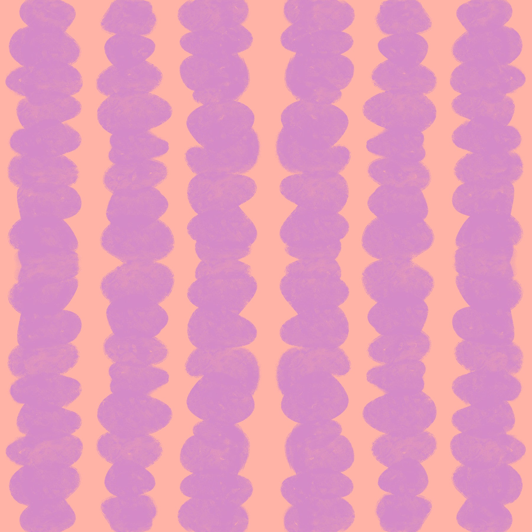 Vertical Dreams in Lilac and Peach Wallpaper⁠