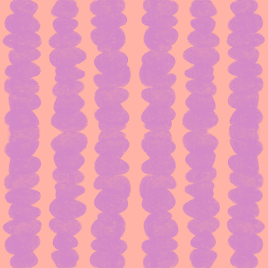 Vertical Dreams in Lilac and Peach Wallpaper⁠