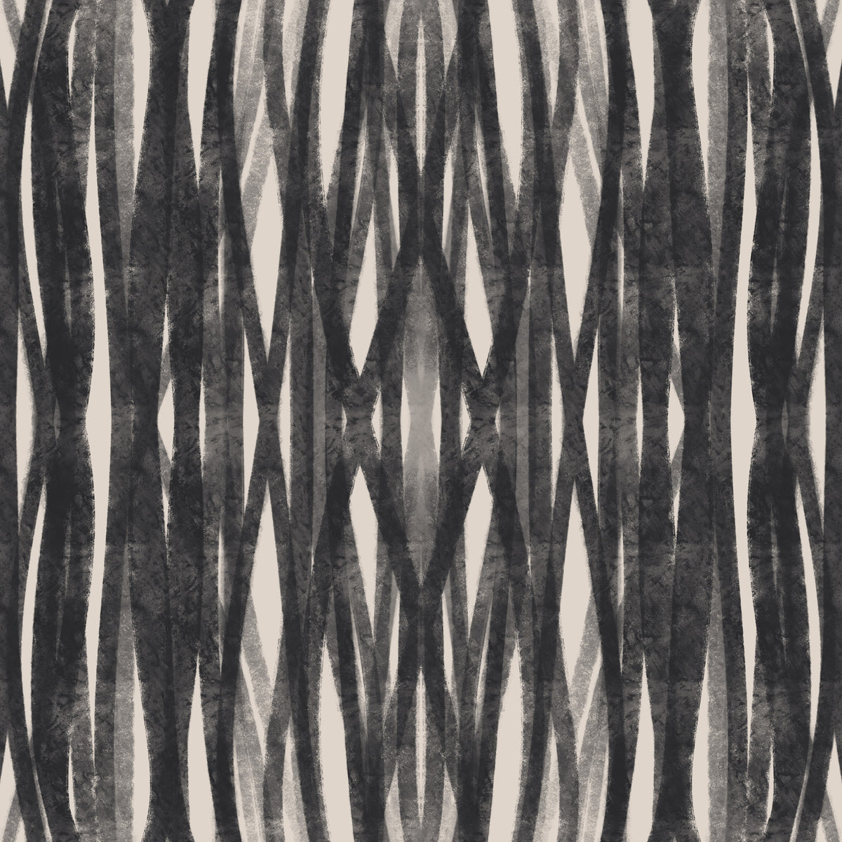 Ethereal Charcoal Weave Wallpaper⁠