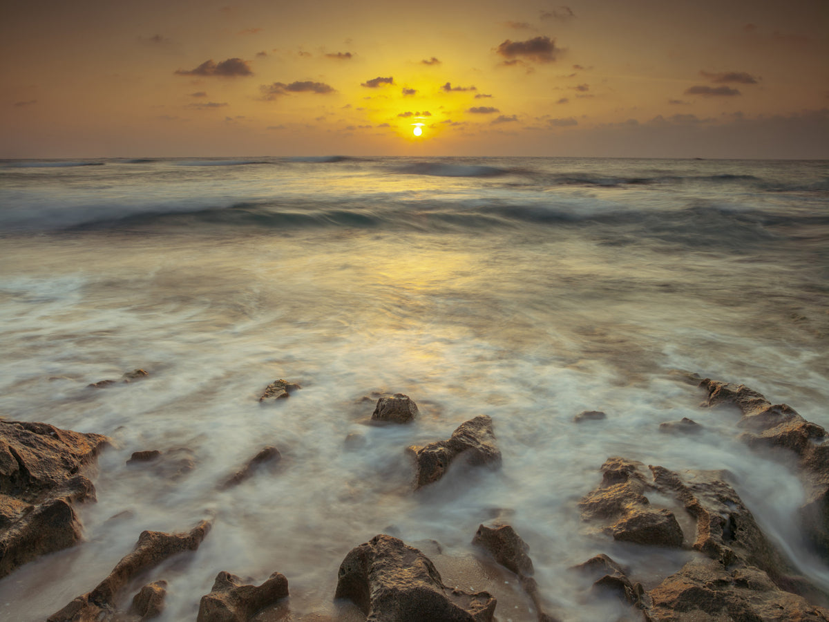 Palmachim Beach Sunset  Wall Mural in your room — zoomed