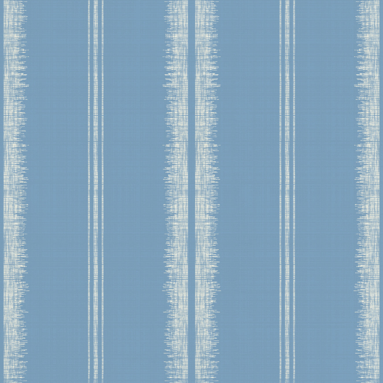 Provence Boho Stripes French Blue Wallpaper⁠