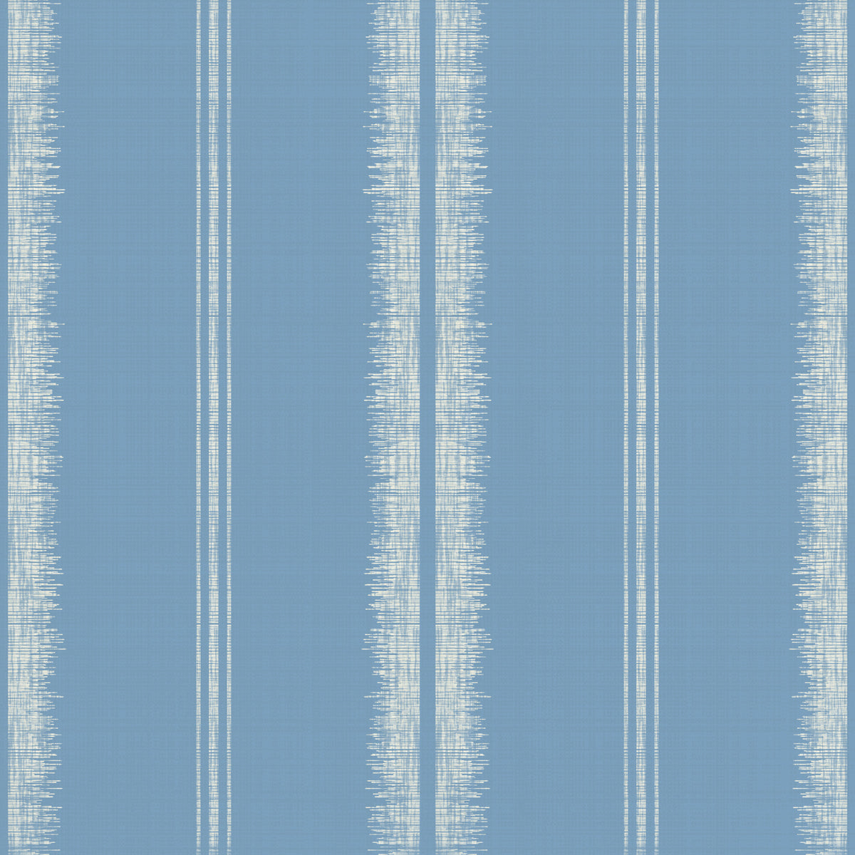 Provence Boho Stripes French Blue Wallpaper⁠