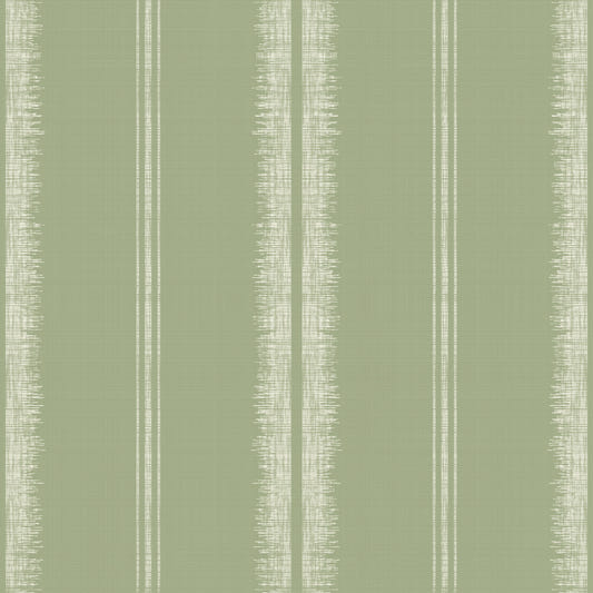 Provence Boho Stripes Light Green Wallpaper⁠