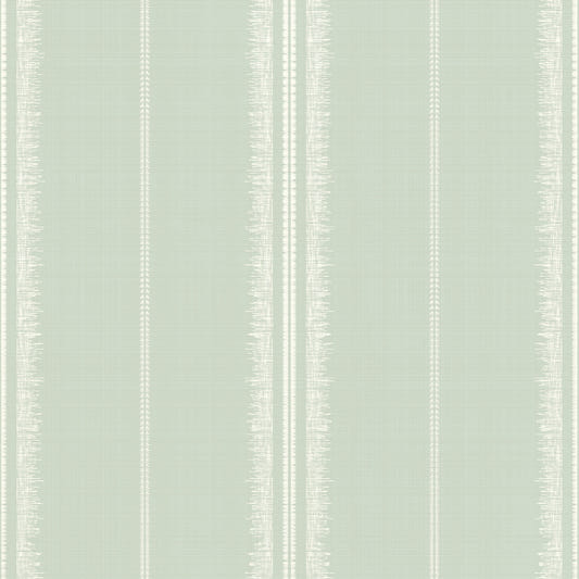 Boho Stripes Sea Green Wallpaper⁠