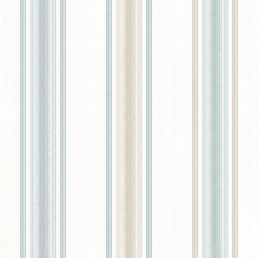 Elegant Striped Stripes Coastal Wallpaper⁠