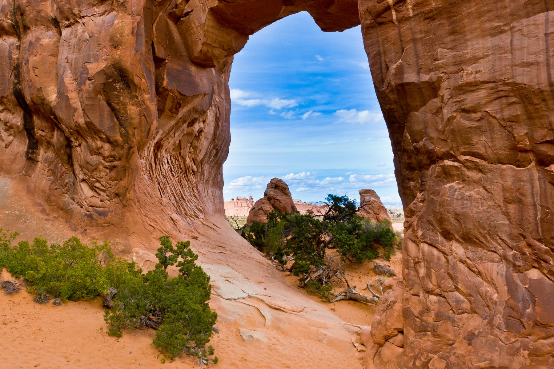 Red Rock Arch Desert Vista Wall Mural