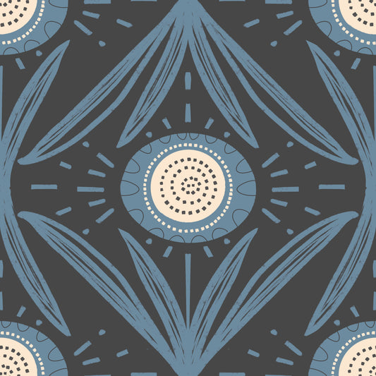 Soft olive green wallpaper for kitchen or entryway