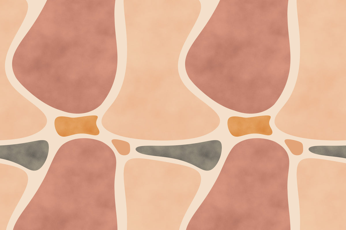 Pottery Shapes Wall Mural in your room — zoomed