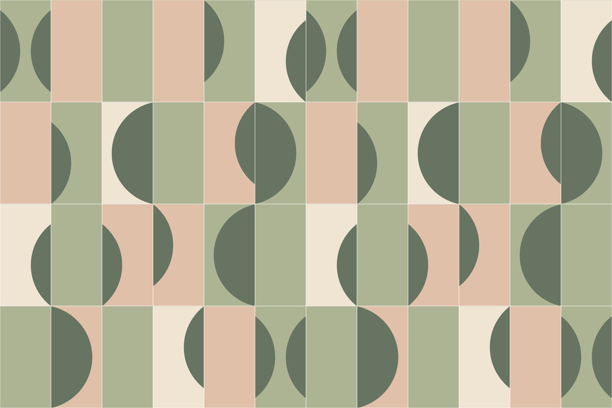 Garden Tiles 02 Wall Mural in your room — zoomed