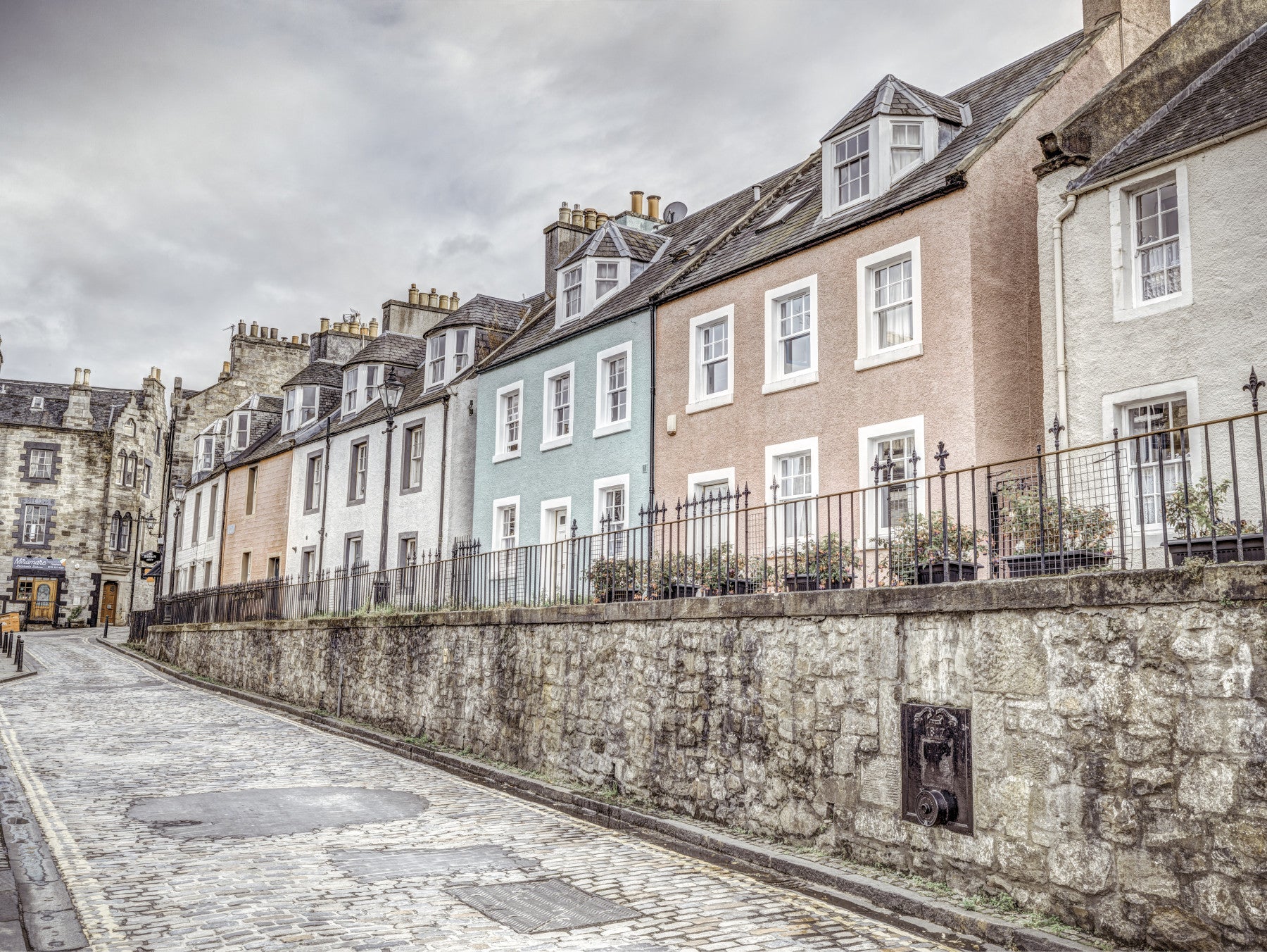 South Queensferry Houses Wall Mural