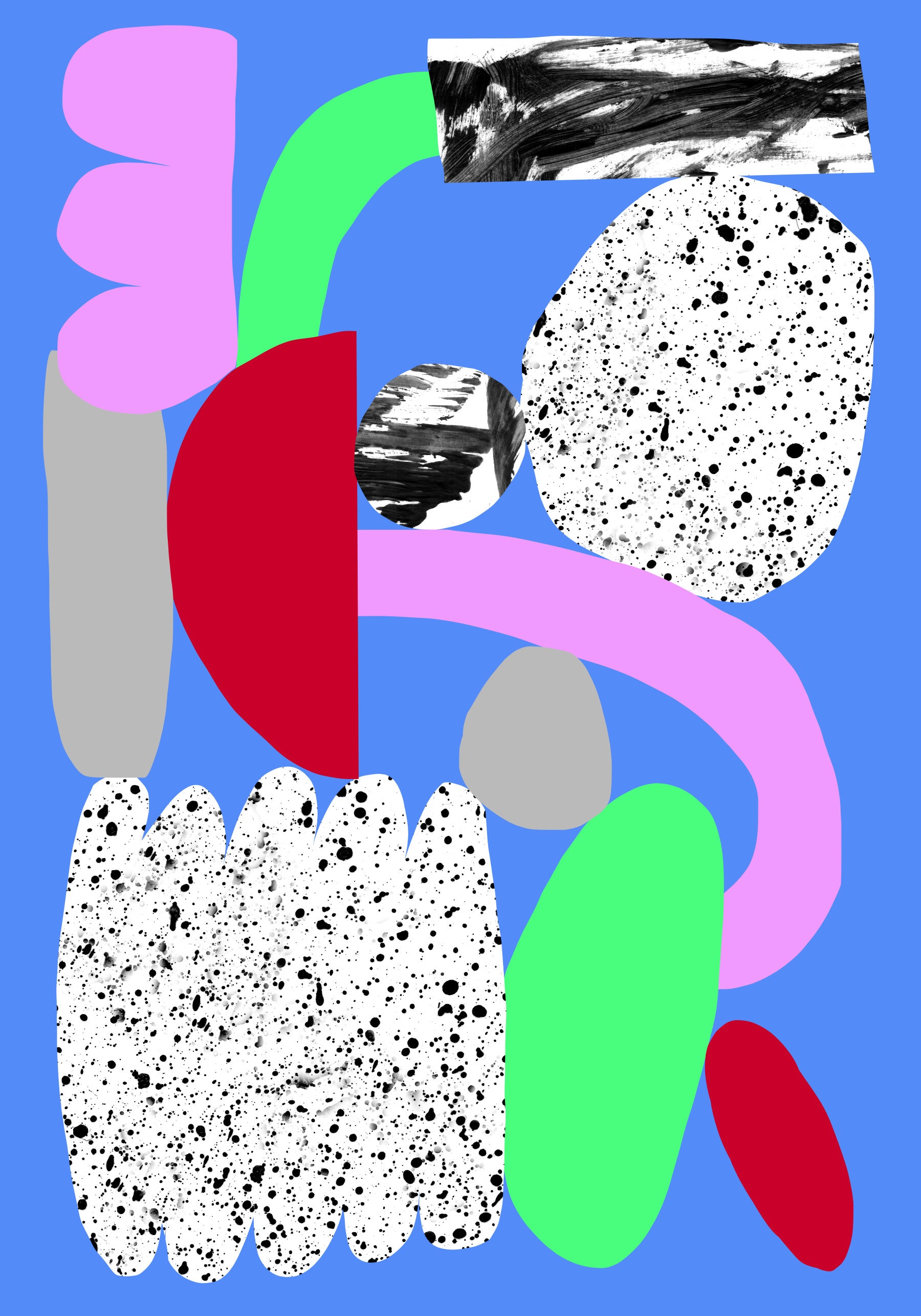 Flakes Wall Mural