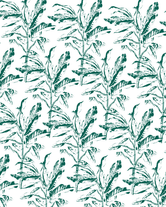 Lush Botanical Stamp Wall Mural