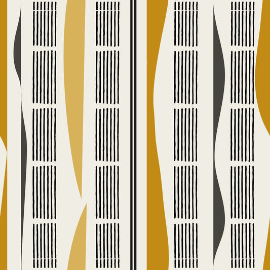 Abstract Stripes and Curves Wallpaper⁠