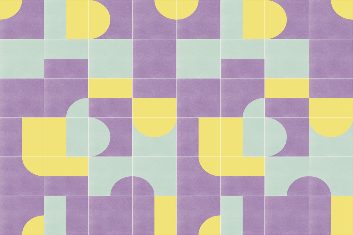 Retro Tiles 07 Wall Mural
