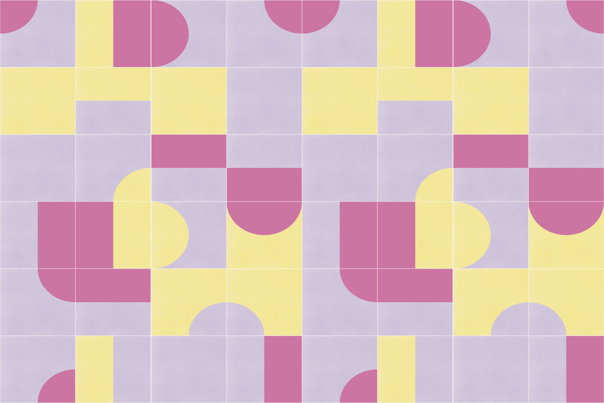 Retro Tiles 08 Wall Mural