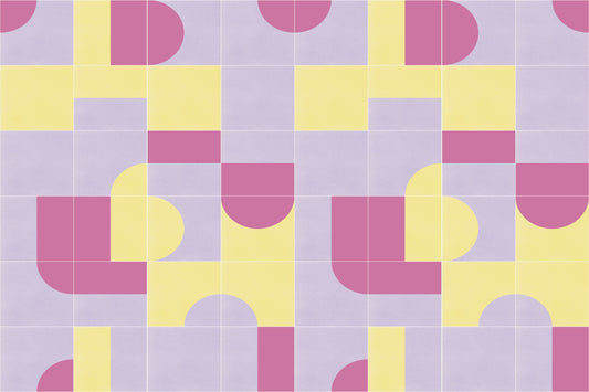 Retro Tiles 08 Wall Mural
