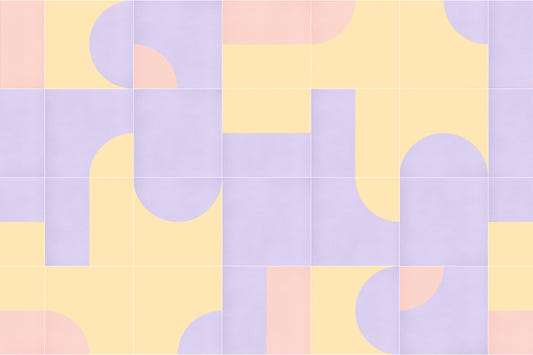 Retro Tiles 17 Wall Mural