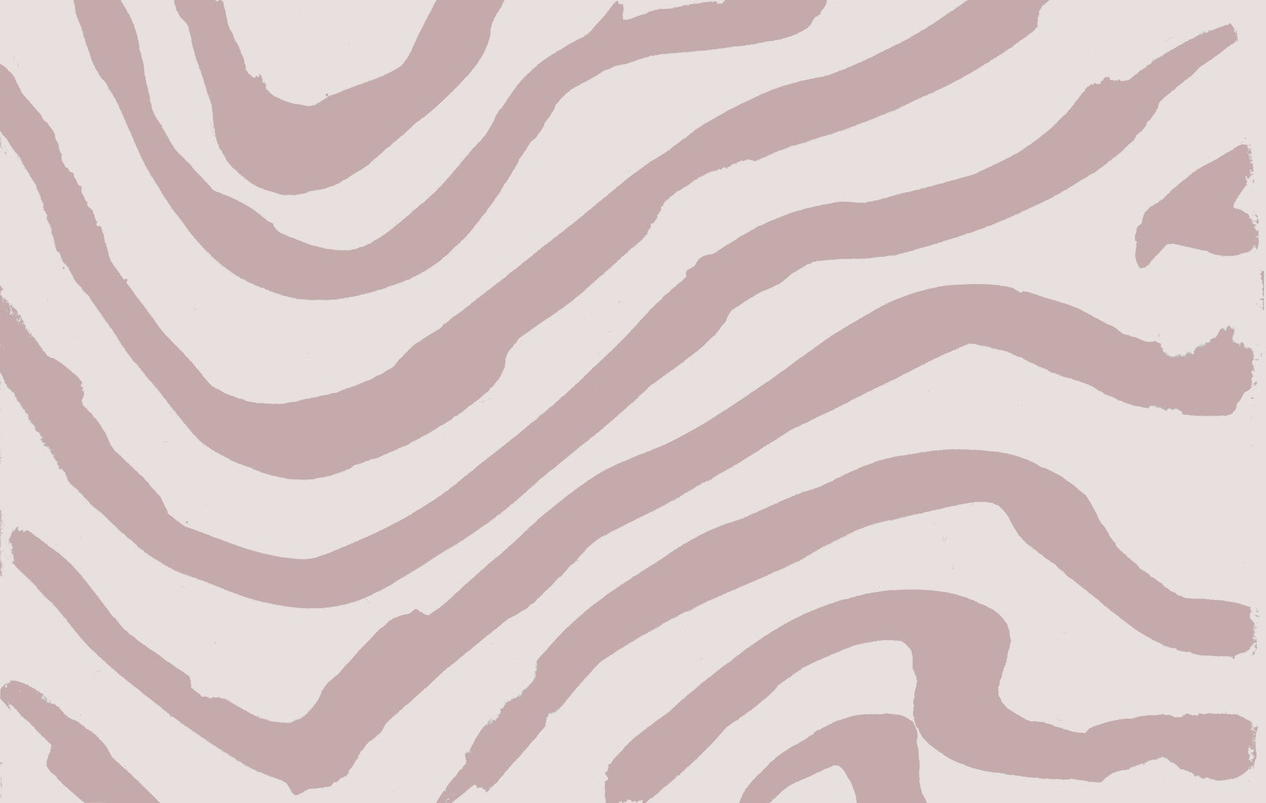Dusty Rose Waves Wall Mural