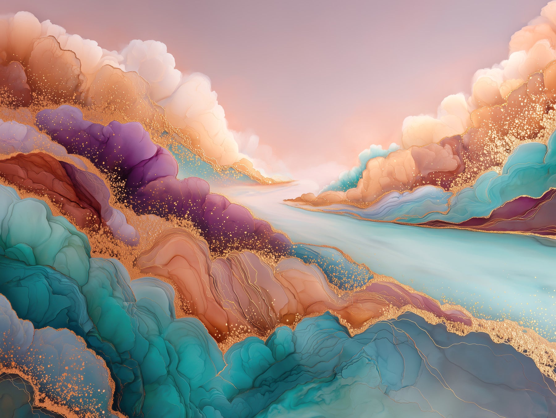 Mystical Dreamscape Wall Mural