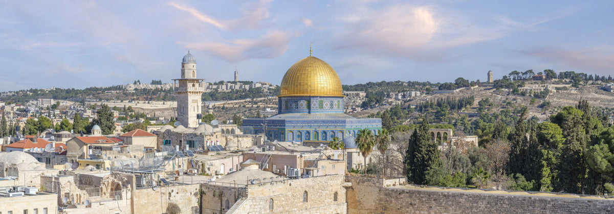 Dome of the Rock Serene Cityscape Wall Mural
