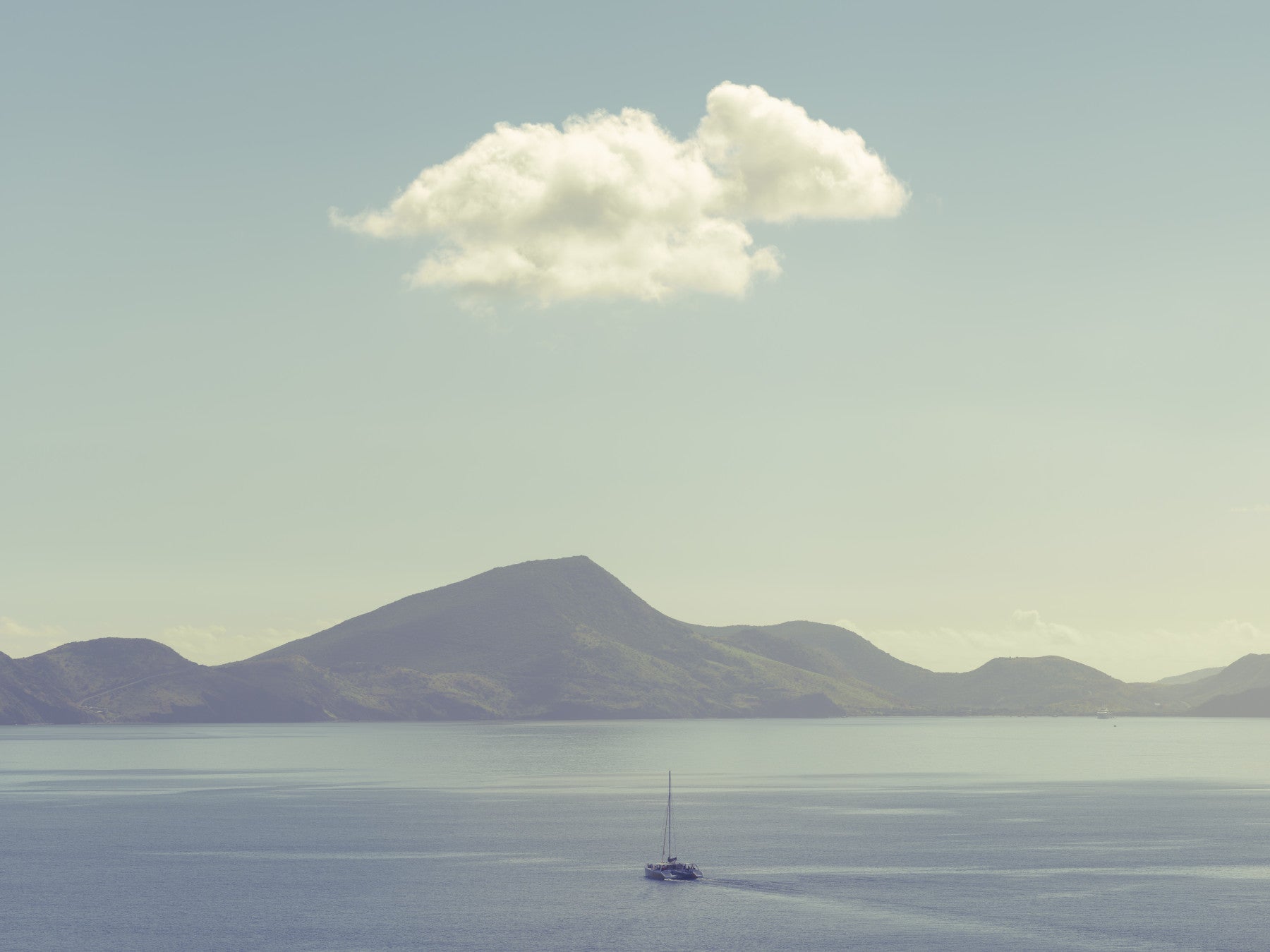 Misty Isle Wall Mural