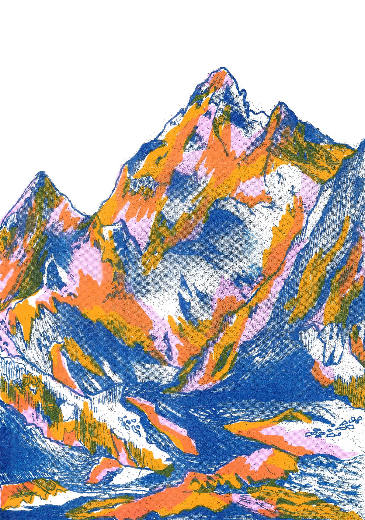Mountains Wall Mural