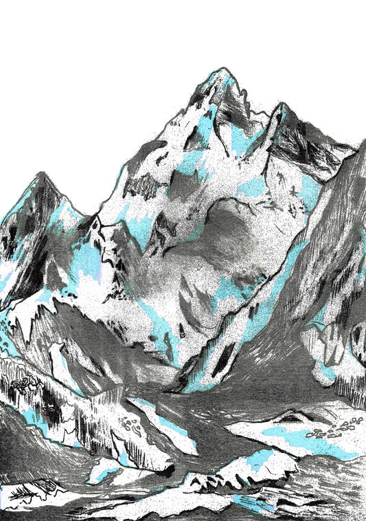 Glacial Heights Wall Mural