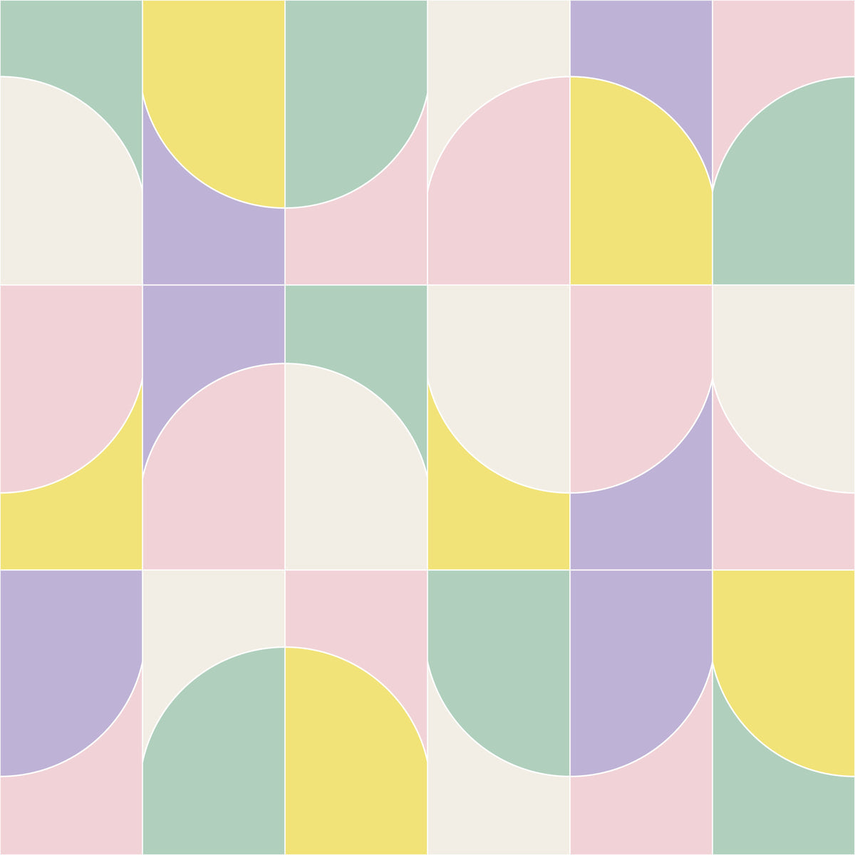 BOLD GEO TILES 05 Wallpaper⁠ in your room — zoomed