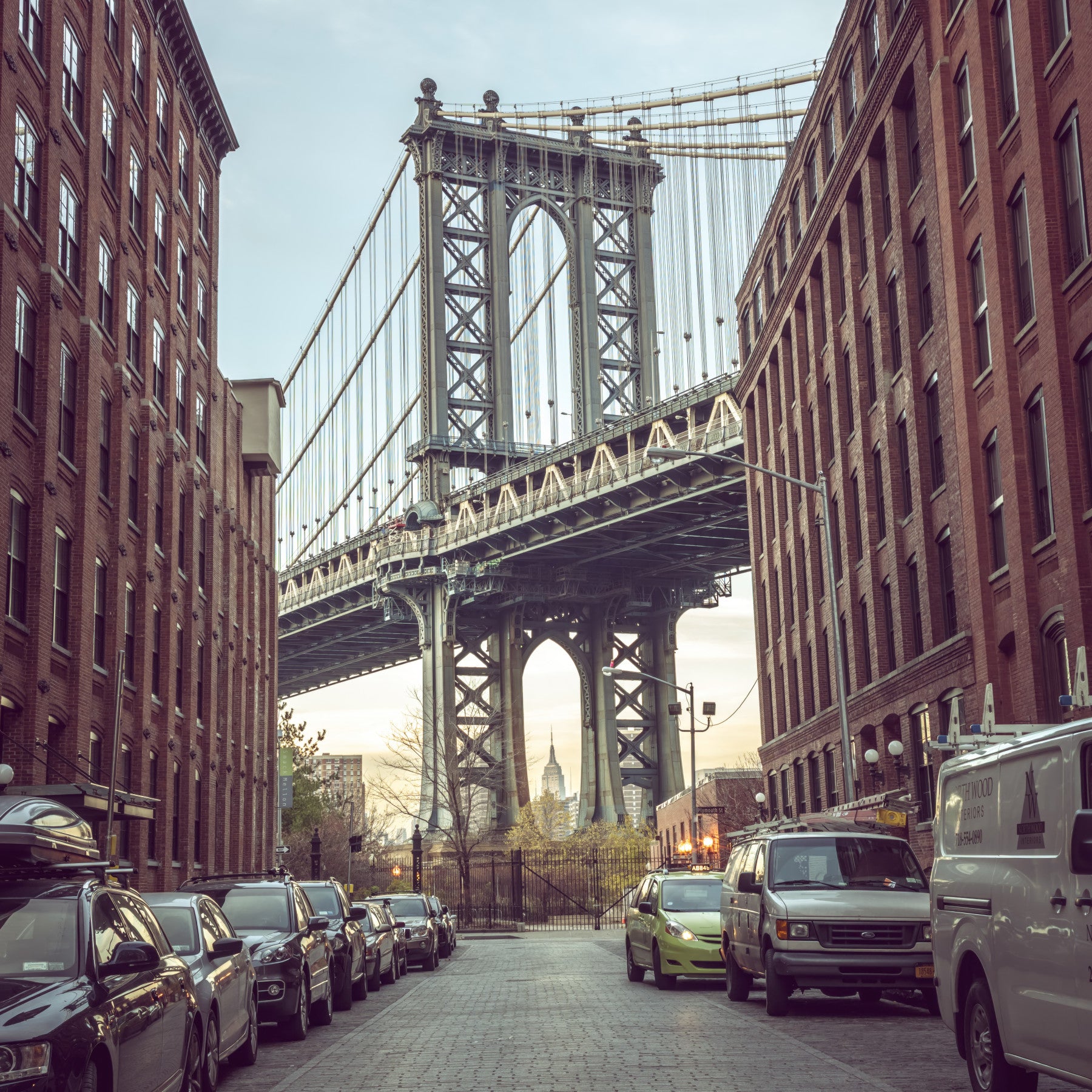 Manhattan Bridge From the Dumbo Street Wall Mural