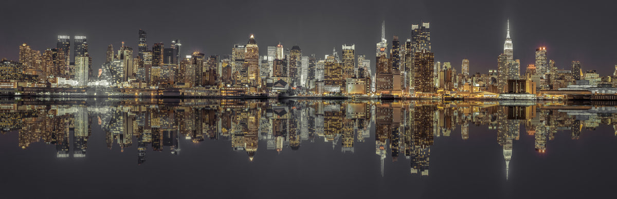 Reflections of the City Wall Mural